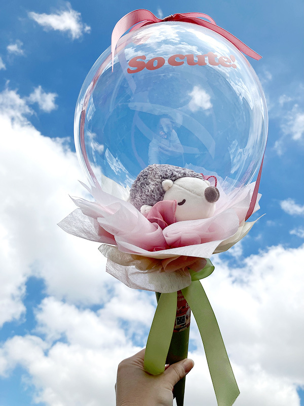 いねむりハリネズミのアイスコーン